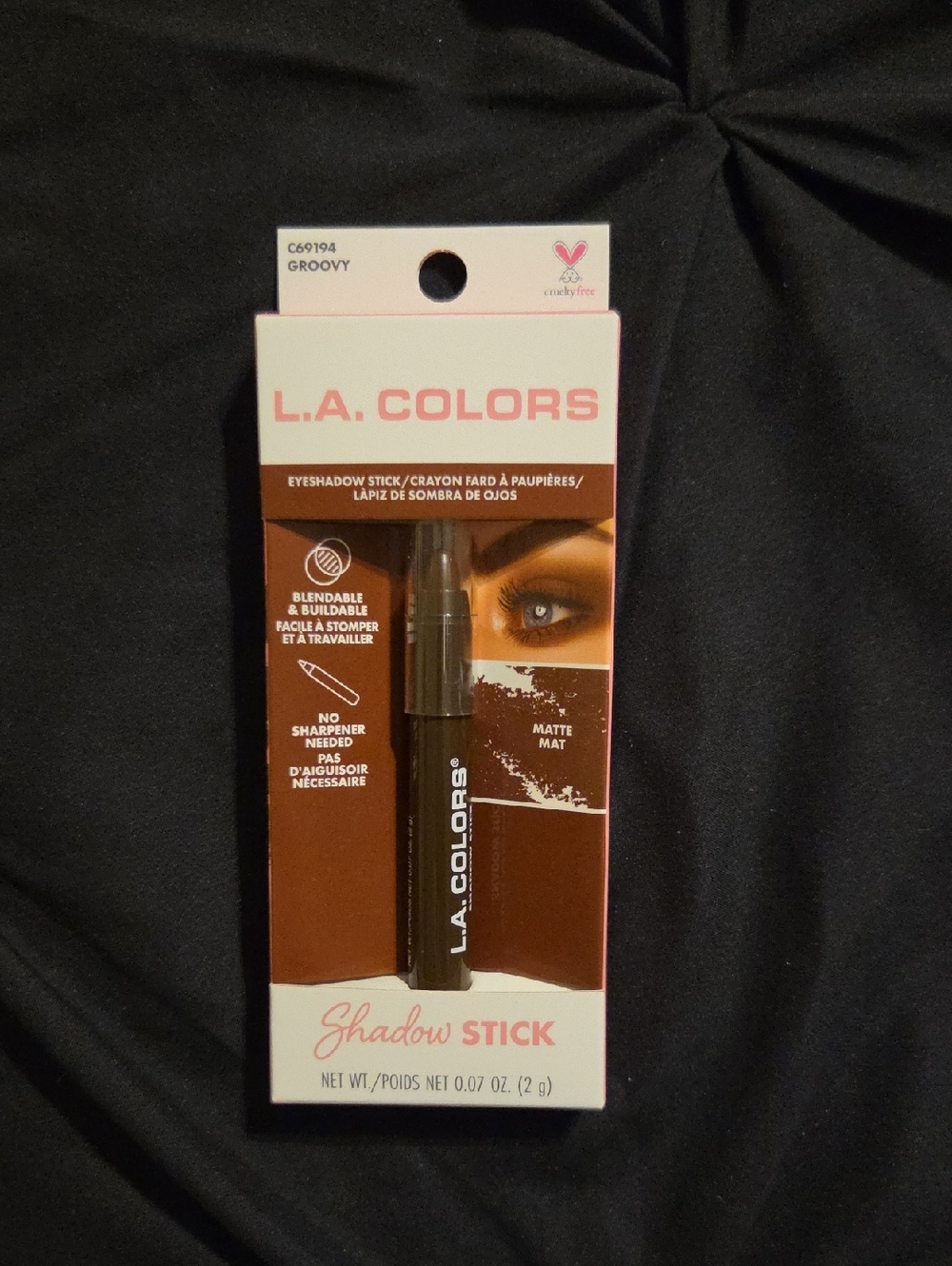 L.A. Colors Shadow Stick Groovy Brown Matte